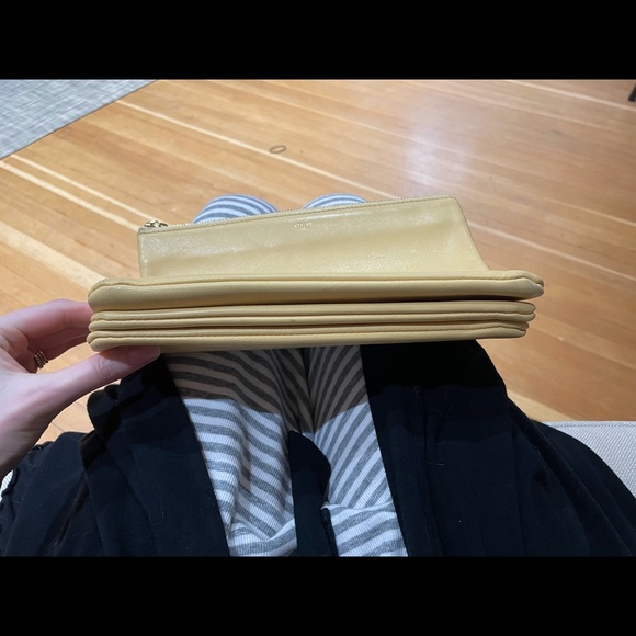 Large Celine Trio Bag in Pale Yellow - Picture 3 of 12